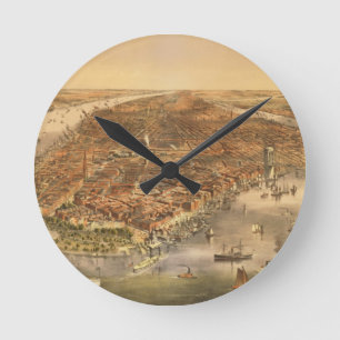 Reloj Redondo Mediano The City of New York, 18