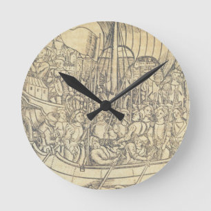 Reloj Redondo Mediano The Discovery of the New World by Chrisopher Colum