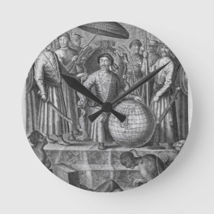 Reloj Redondo Mediano The Emperor of China, frontispiece to an account o