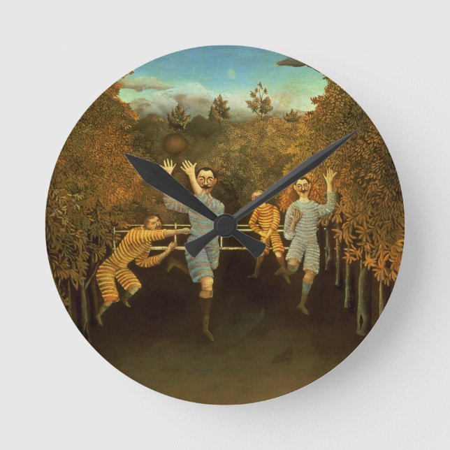 Reloj Redondo Mediano The Football players,1908 (oil on canvas) (Anverso)