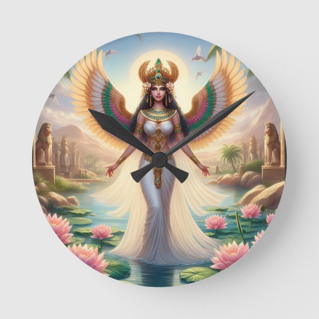 Reloj Redondo Mediano The Goddess Isis is All Things to All Men (Anverso)