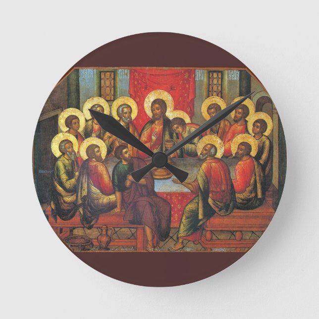Reloj Redondo Mediano The Lord's Supper (Anverso)