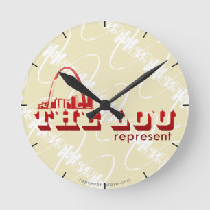 Reloj Redondo Mediano The Lou St. Louis Represent