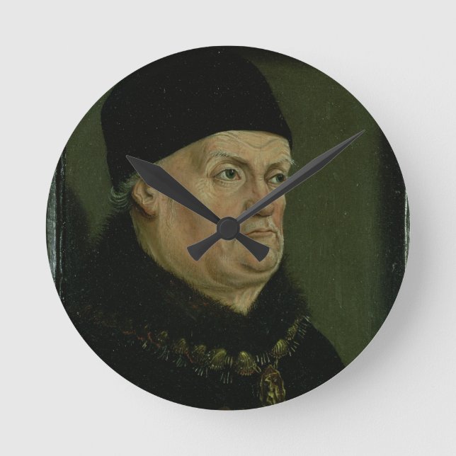 Reloj Redondo Mediano The Matheron Diptych: portrait of Rene I the 'Good (Anverso)