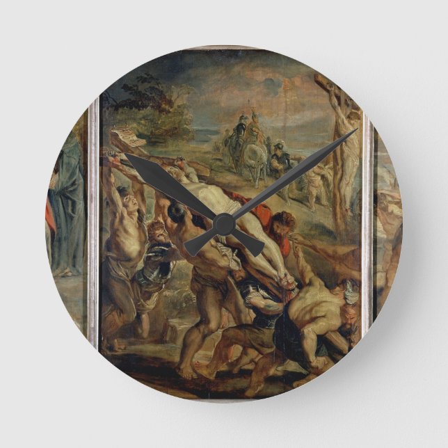 Reloj Redondo Mediano The Raising of the Cross, painted before 1609-10 ( (Anverso)