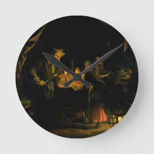 Reloj Redondo Mediano The School Master, 1660-65 (oil on panel)