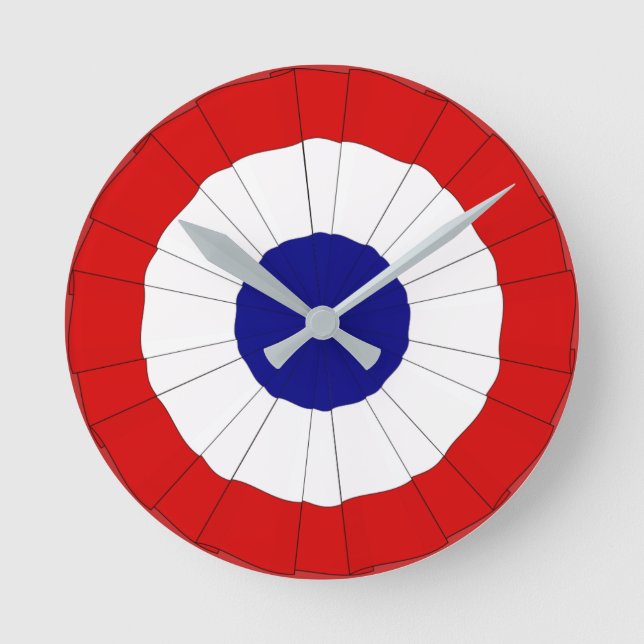 Reloj Redondo Mediano The tricolour cockade - roseta (Anverso)