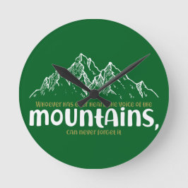 Reloj Redondo Mediano The Voice of the Mountains
