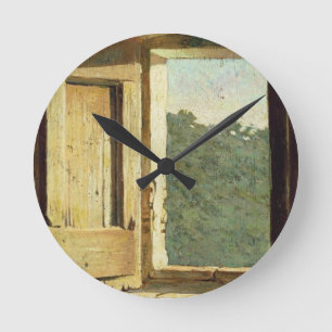 Reloj Redondo Mediano The Window (oil on canvas)