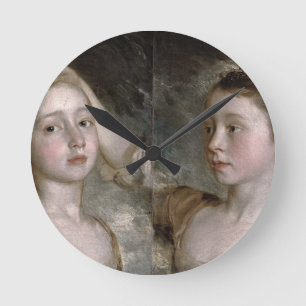 Reloj Redondo Mediano Thomas Gainsborough el las hijas Maria del