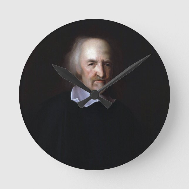 Reloj Redondo Mediano Thomas Hobbes de Juan Michael Wright (Anverso)