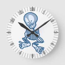 Reloj Redondo Mediano Thrilled Theona Skeleton with Book