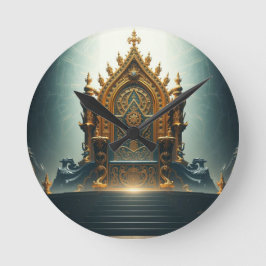 Reloj Redondo Mediano „Thron der Götter – Sitz der himmlischen Macht“