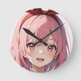 Reloj Redondo Mediano Throw Pillow