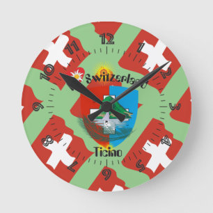 Reloj Redondo Mediano Ticino Schweiz Suisse Svizzera Svizra Uhr