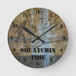 Reloj Redondo Mediano Tiempo de cuadrado