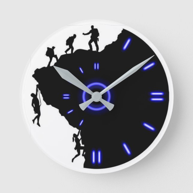 Reloj Redondo Mediano Tiempo de escalar (Anverso)