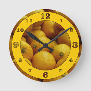 Reloj Redondo Mediano Tiempo de Lemonía