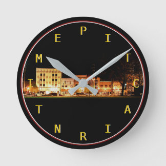 Reloj Redondo Mediano Tiempo de Pitcairn