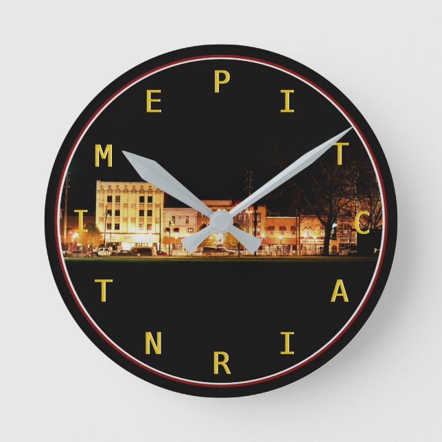 Reloj Redondo Mediano Tiempo de Pitcairn (Anverso)