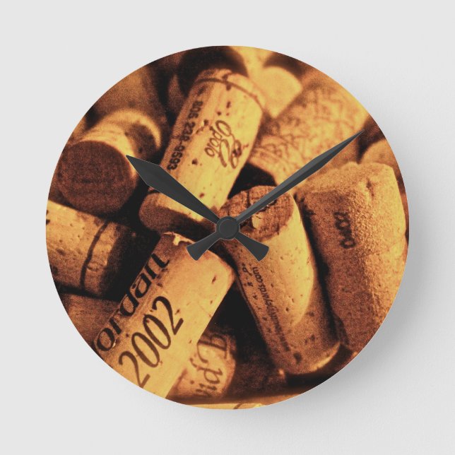 Reloj Redondo Mediano Tiempo de vino (Anverso)