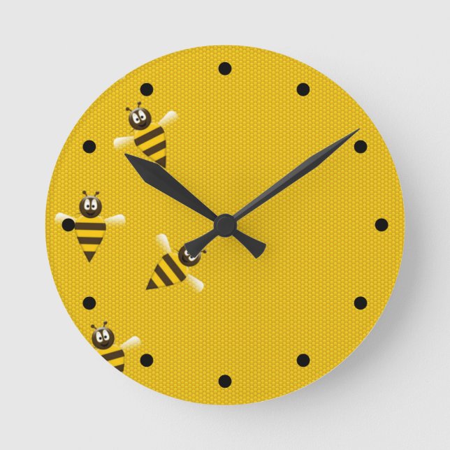 Reloj Redondo Mediano Tiempo de zumbido (Anverso)