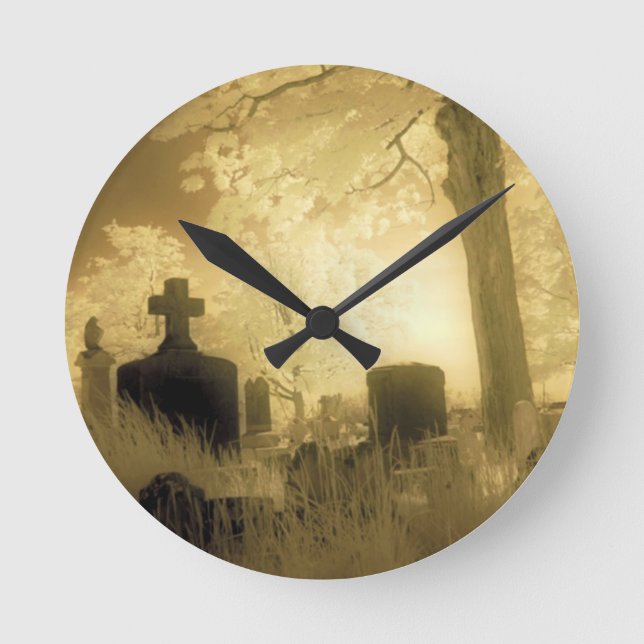 Reloj Redondo Mediano Tiempo gótico (Anverso)
