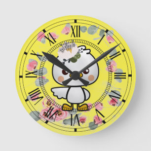 Reloj Redondo Mediano Tiempo para ir a la escuela Reloj, redonda (medio)