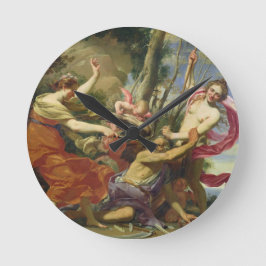 Reloj Redondo Mediano Tiempo superado por la juventud y la belleza