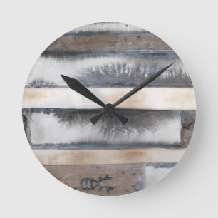Reloj Redondo Mediano Tierra y humo I