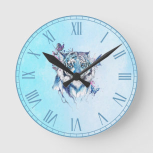 Reloj Redondo Mediano Tigre