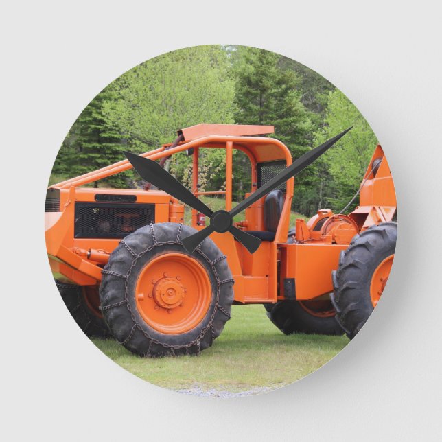 Reloj Redondo Mediano Timberjack Skidder (Anverso)