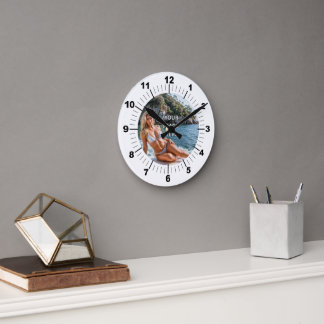 Reloj Redondo Mediano TIME! ⏰ Custom Wall Clock – Add Your Design
