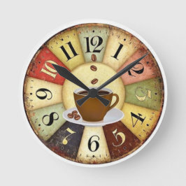 Reloj Redondo Mediano Time For Coffee