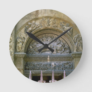 Reloj Redondo Mediano Tímpano occidental de la abertura que representa