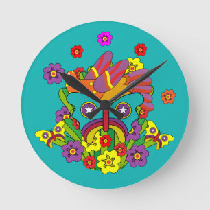 Reloj Redondo Mediano Tips de cristal y Alistair