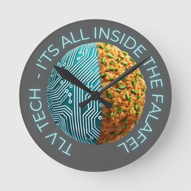 Reloj Redondo Mediano TLV Tech: Dentro de la instalación de la sala Fala (Anverso)