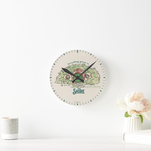 Reloj Redondo Mediano Todo crece en THE SHIRE™ (Hogar)