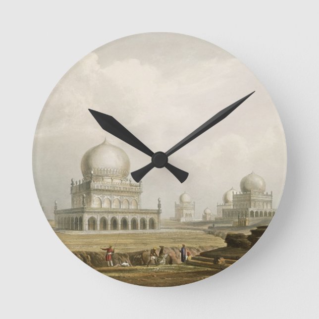 Reloj Redondo Mediano Tombs of the Kings of Golconda in 1813, from Volum (Anverso)