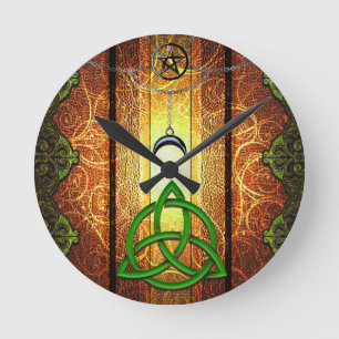 Reloj Redondo Mediano Tomo Pagano Hechizos de Magia Oscura Wicca y Bruje