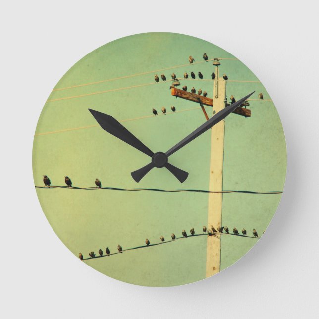 Reloj Redondo Mediano Toque De Lomo (Anverso)