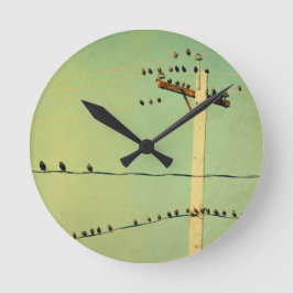 Reloj Redondo Mediano Toque De Lomo