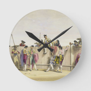 Reloj Redondo Mediano Toreros Reposing between the Bulls, 1865 (colour l