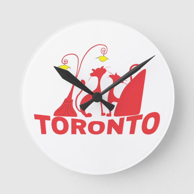 Reloj Redondo Mediano Toronto 1 (Anverso)