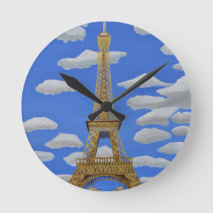Reloj Redondo Mediano Torre Eiffel2.JPG