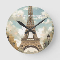 Torre Eiffel París Viajes Arte Retro Vintage Nombr