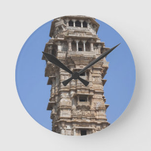 Reloj Redondo Mediano Torre Victoria en el Fuerte de Chittorgarh, India