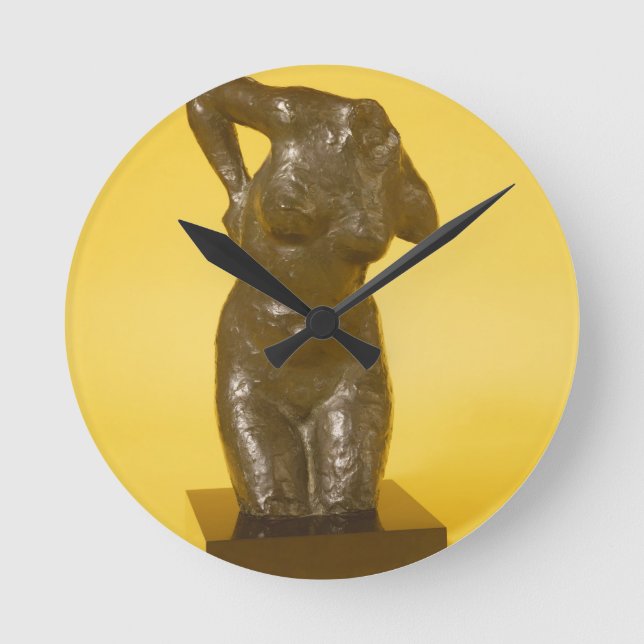 Reloj Redondo Mediano Torso (bronce) (Anverso)