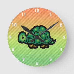 Reloj Redondo Mediano Tortuga