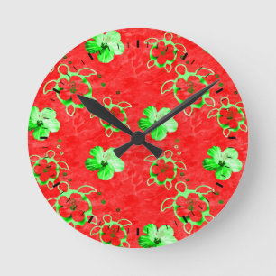 Reloj Redondo Mediano Tortugas de Honu